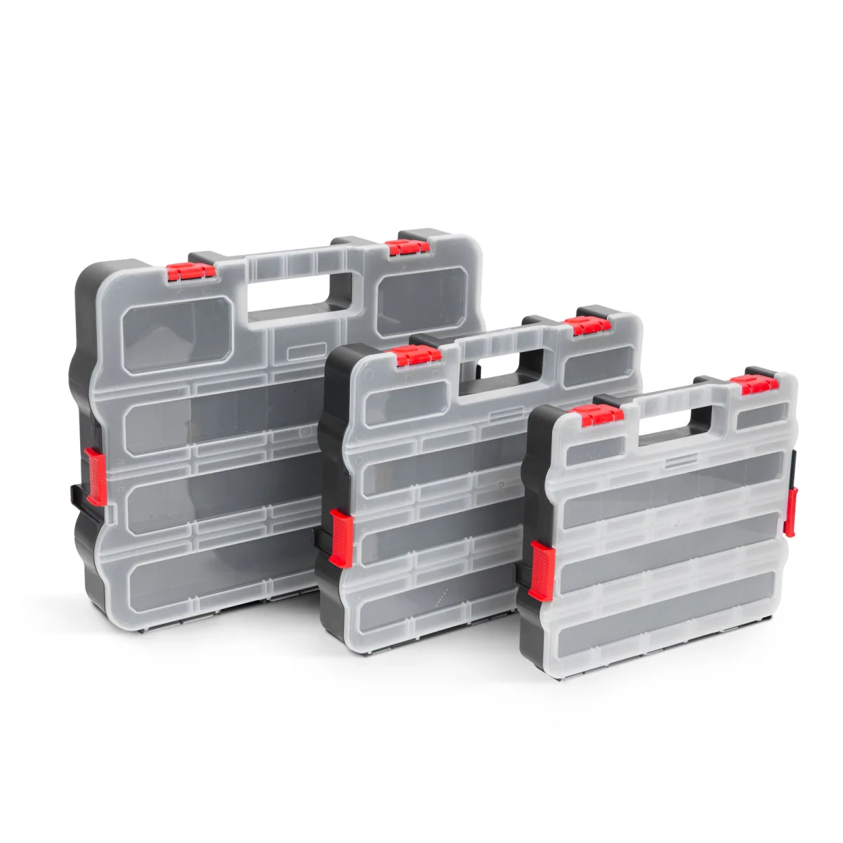 Cutie Organizatoare Stivuibila pentru Suruburi si Accesorii, 9-18 Compartimente, 373x470x80 mm - imagine 6