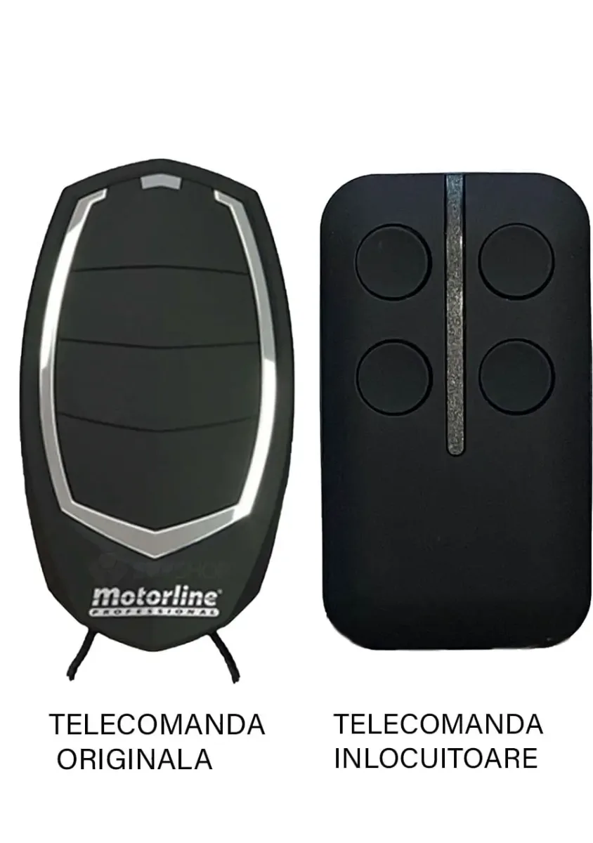 Telecomanda inlocuitoare poarta garaj Motorline FALK 433.92MHz /cu cod de siguranta /pana la 100 de metrii /cucanale