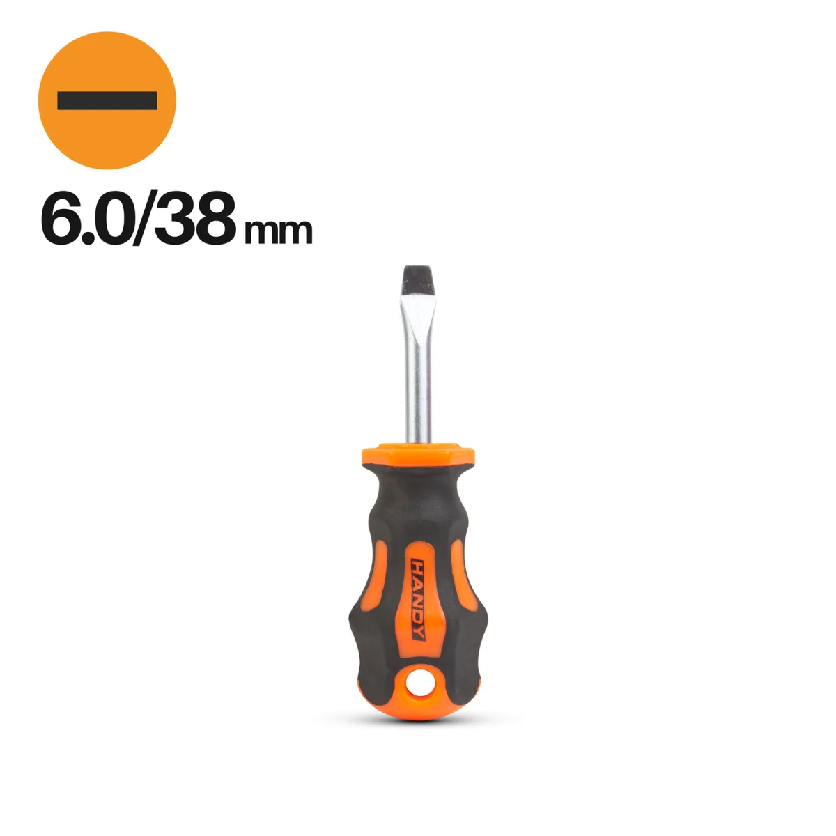 Surubelnita Dreapta 6 mm, Lama Crom Vanadiu 38 mm, Maner Ergonomic Antiderapant
