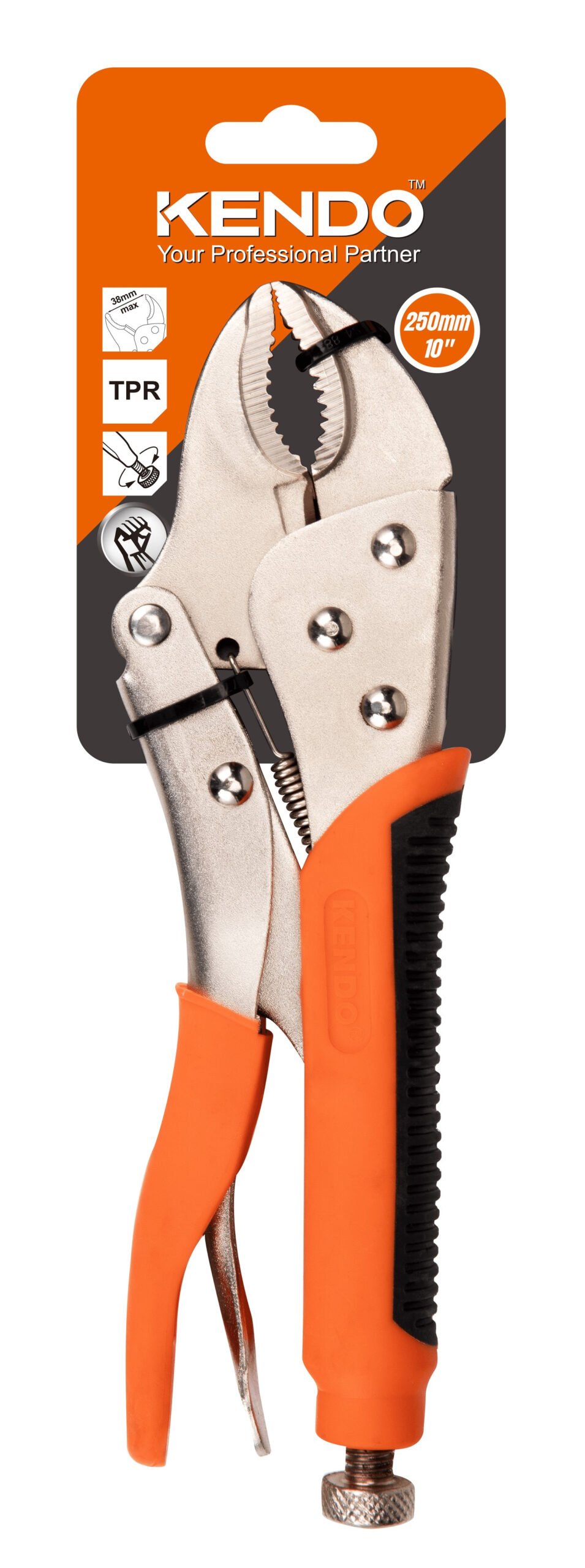 cleste cu falci curbate autoblocante, 250 mm 6 Cleste cu falci curbate autoblocante, 250 mm - imagine 6