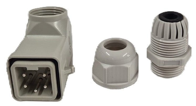 conector industrial dreptunghiular ste hdc-ha-004m 3 Conector industrial dreptunghiular STE HDC-HA-004M - imagine 3