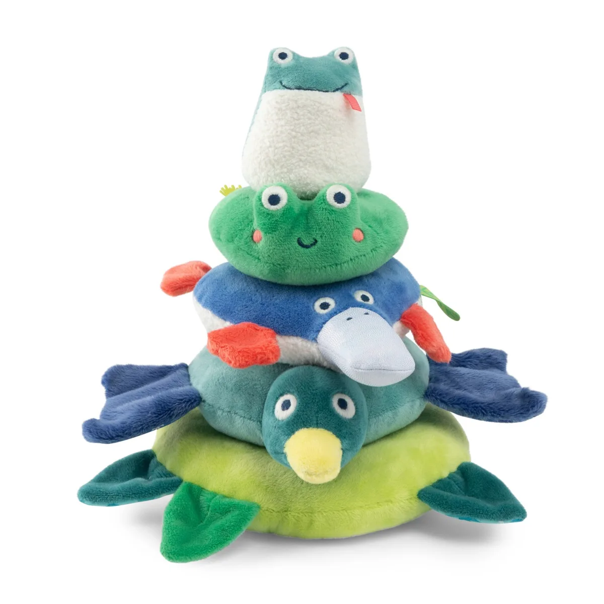 Jucarie bebe animale stivuibile din textil, Moulin Roty