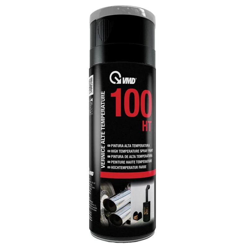 Spray vopsea rezistenta la caldura 600C 400 ml, pentru sobe/ gratare/ tevi /evacuare metal