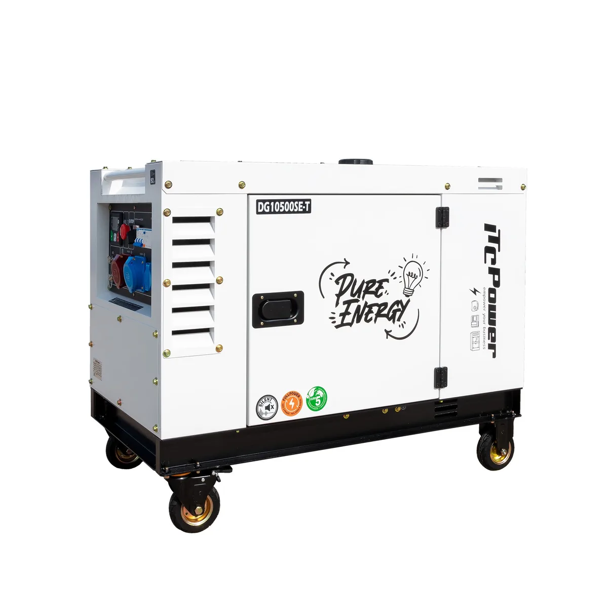 Generator diesel Full Power ITC Power DG10500SE-T, 10,6 kVA, 230/400 V, controller DC30 - imagine 9