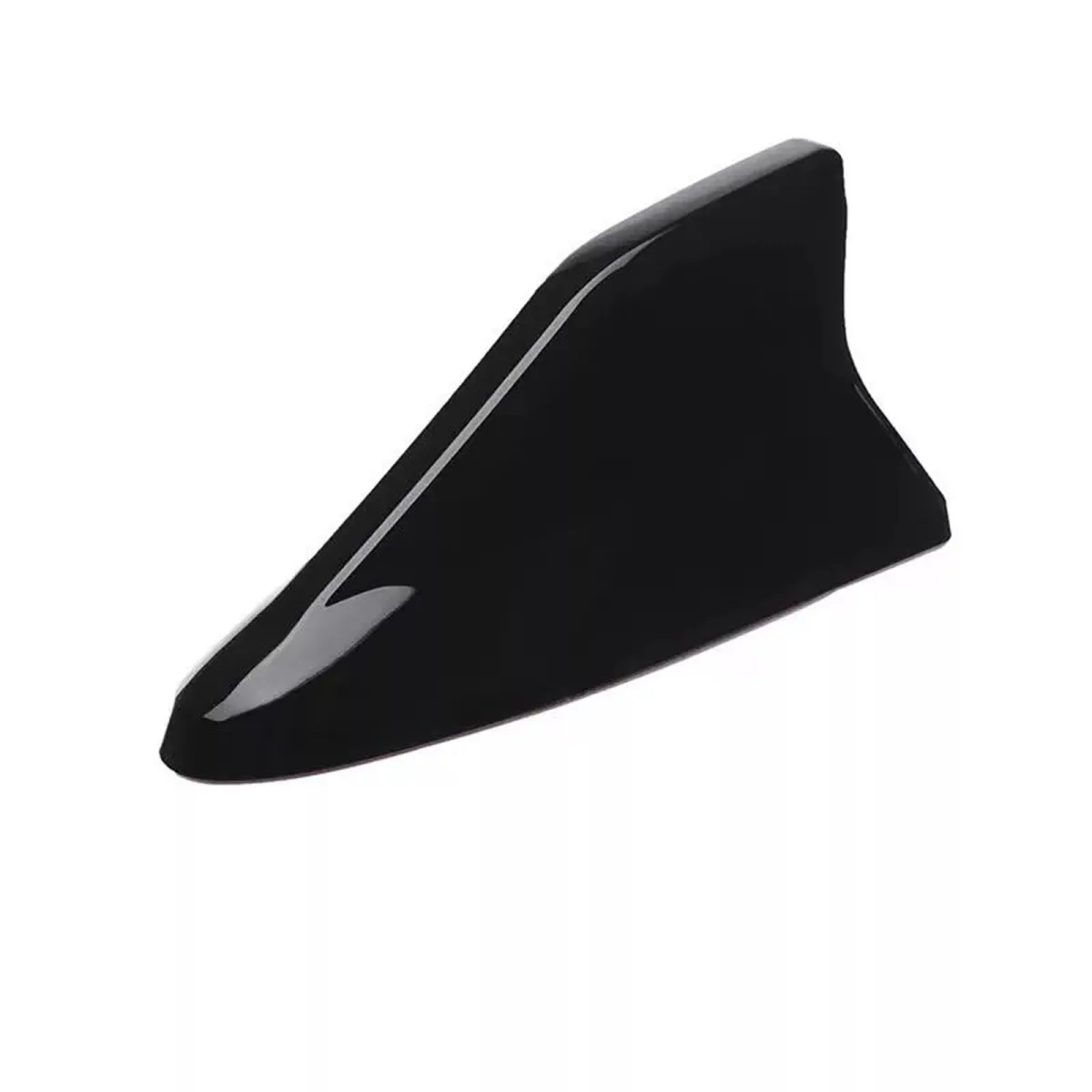 Antena auto tip shark fin, universala AM FM, montaj cu banda adeziva, design modern, negru