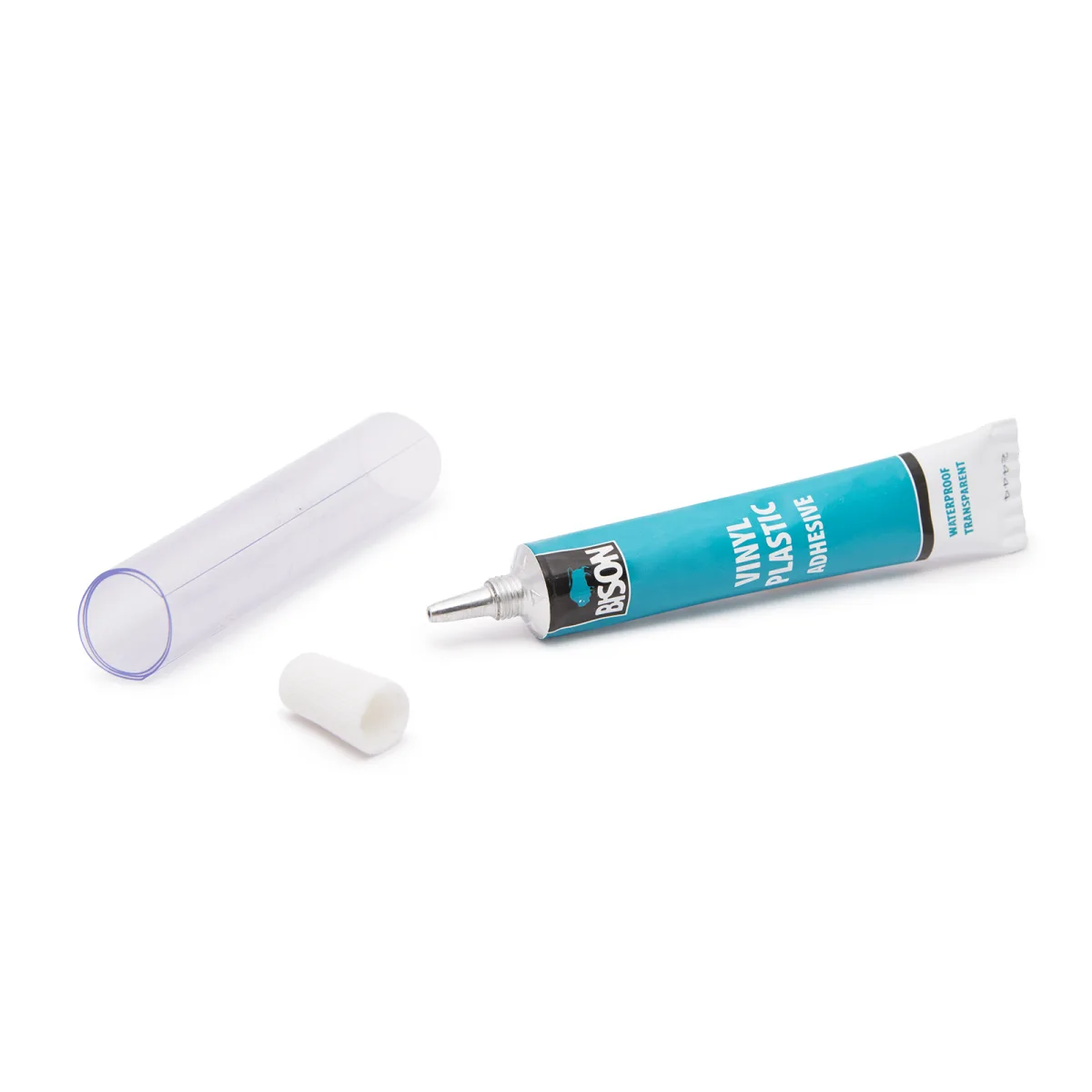 Adeziv PVC cu folie reparatie, transparent, rezistent la apa, pentru piscine saltele gonflabile si vinil