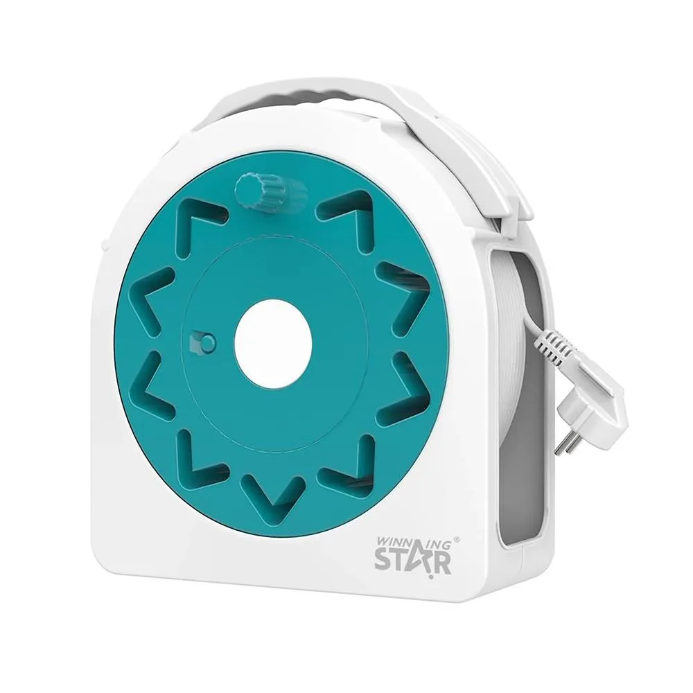 Prelungitor tambur cablu WinningStar 20m, rola cablu cu 4 prize 230V si protectie suprasarcina - imagine 3