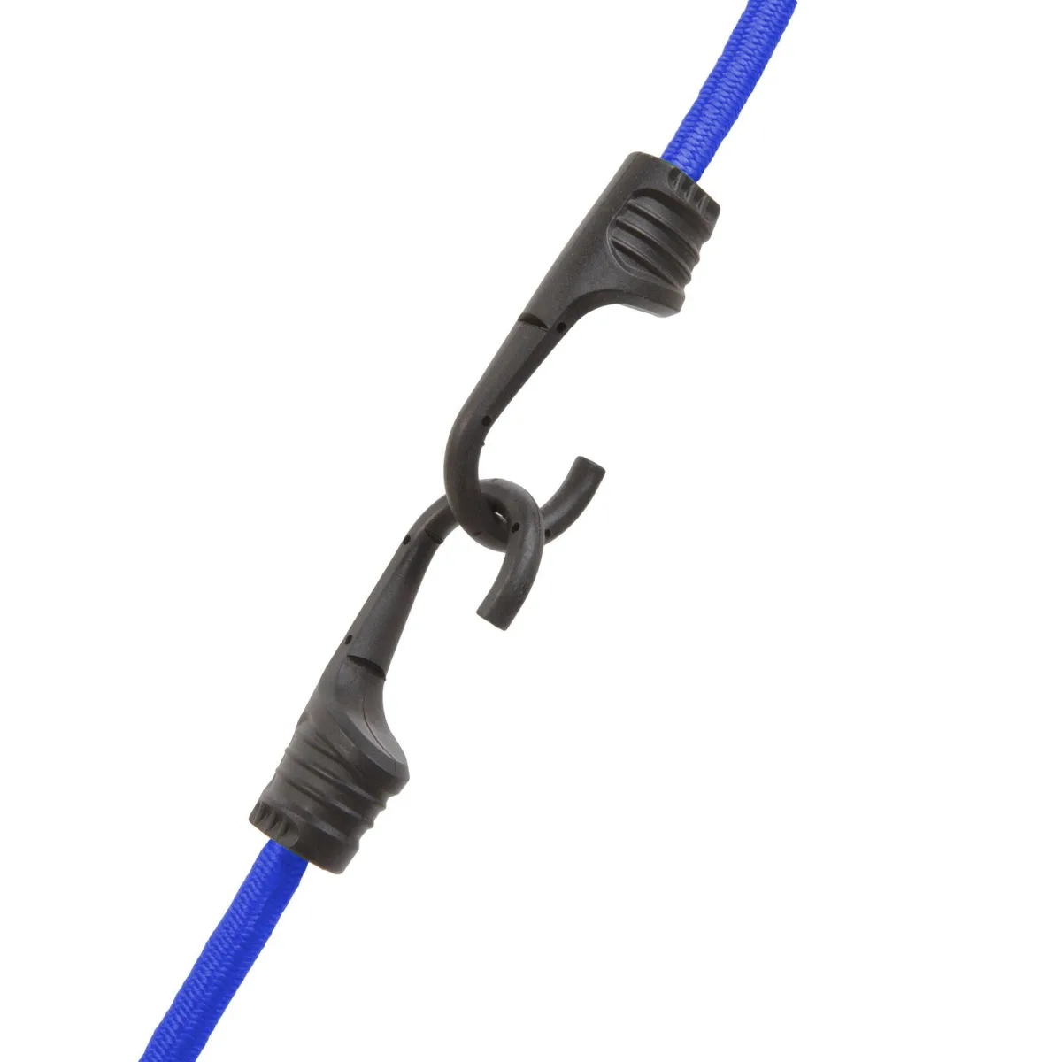 Set chingi elastice 45 cm, 8 mm, 2 buc, carlige metalice, fixare bagaje auto - imagine 2