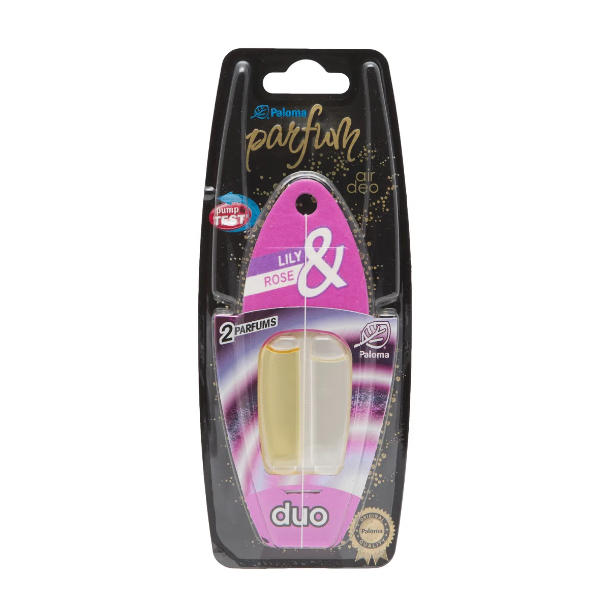 Odorizant Auto Parfum Duo Trandafir si Crin, 2 x 3 ml