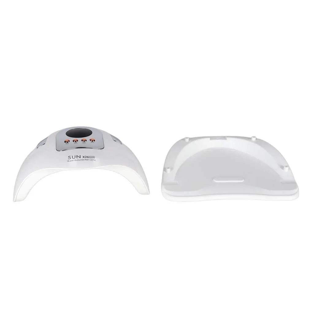 Lampa UV pentru unghii, model "SUN X26 MAX", pentru manichiura, unghii hibride și unghii cu gel, 81 de LED-uri. 380 W, culoare Alba, pentru uz personal sau profesional - imagine 7