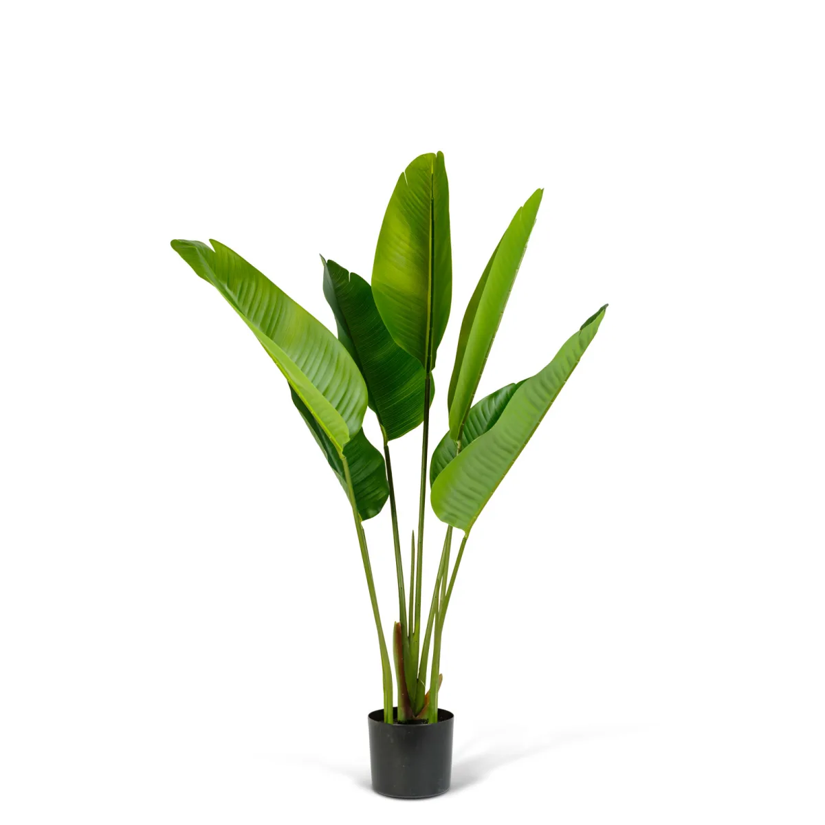 Planta artificiala frunze banana 120 cm, decor interior, planta decorativa verde, PVC realist - imagine 2