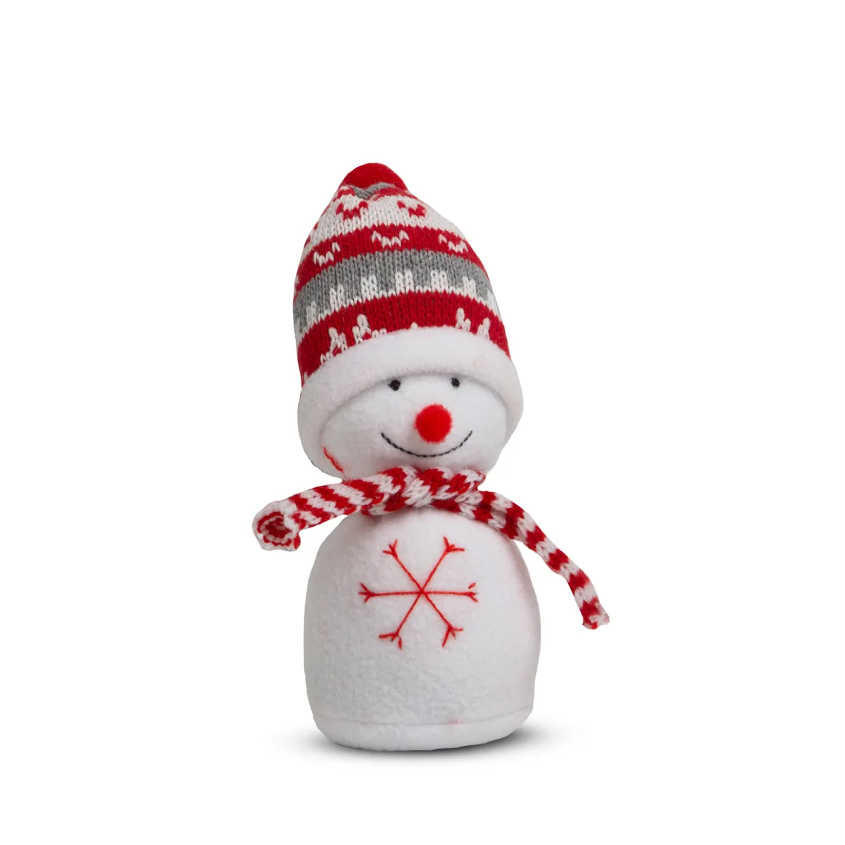 Decoratiune Craciun om de zapada 20 cm, figurina textila, 3 modele - imagine 4