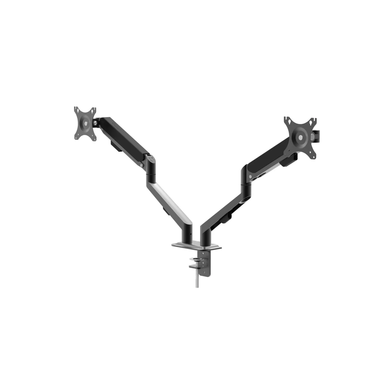 Suport dublu pentru monitor si TV 17-30", montare pe birou, brate telescopice, VESA - imagine 13
