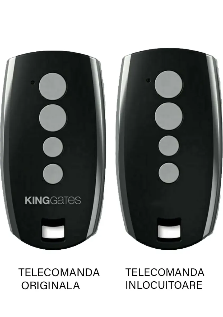 Telecomanda inlocuitoare poarta garaj desicanale cod saritor 433.92MHz KingGates Stylocompatibila cu originalul (826)