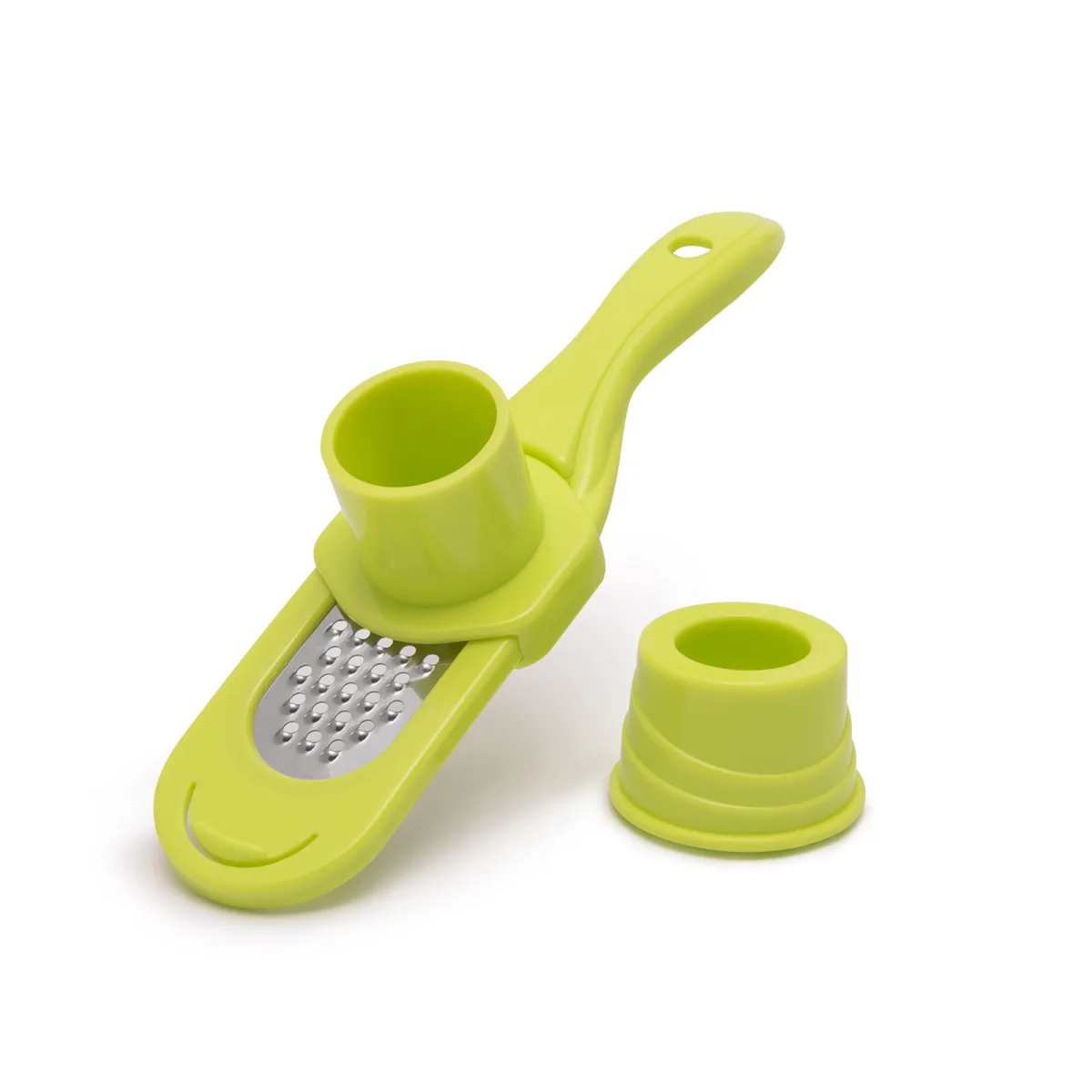 Razatoare usturoi inox, 17 x 4 cm, maner ergonomic