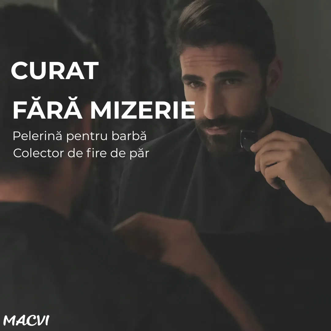 Pelerina tuns Macvi, impermeabila, cu ventuze, neagra, 100x70cm - imagine 4