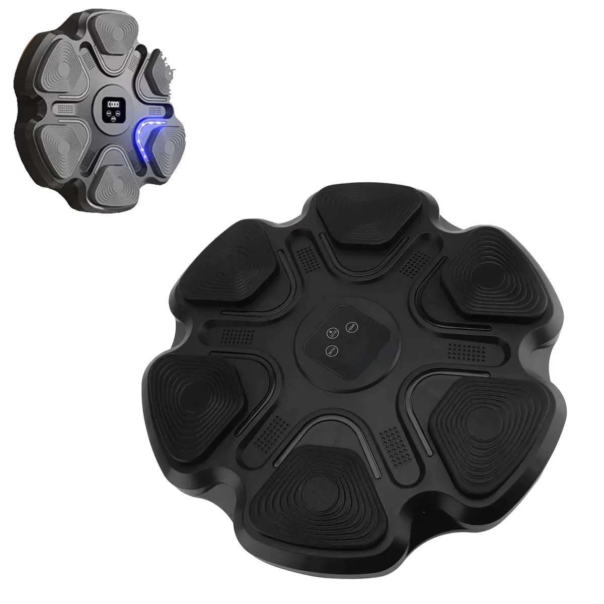 Tinta electronica de box SoSar® muzicala smart cu Bluetooth 10 moduri antrenament mod dublu boxe stereo contor lovituri baterie 1200 mAh din ABS si PP