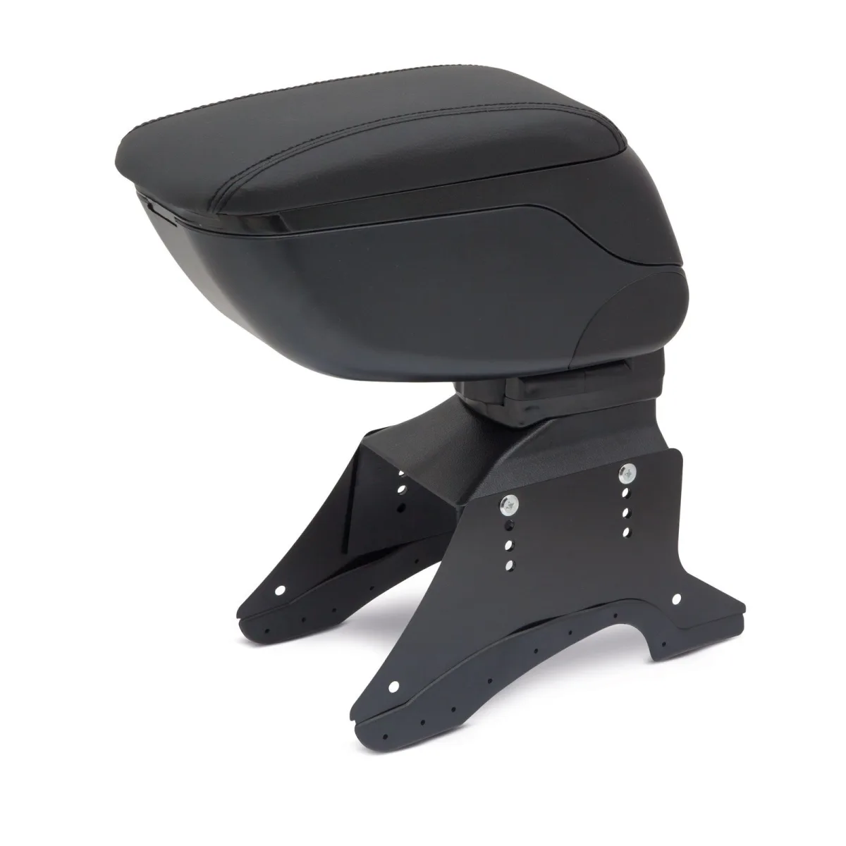 Cotiera auto universala neagra cu depozitare, reglabila, confort sporit, montare usoara - imagine 2