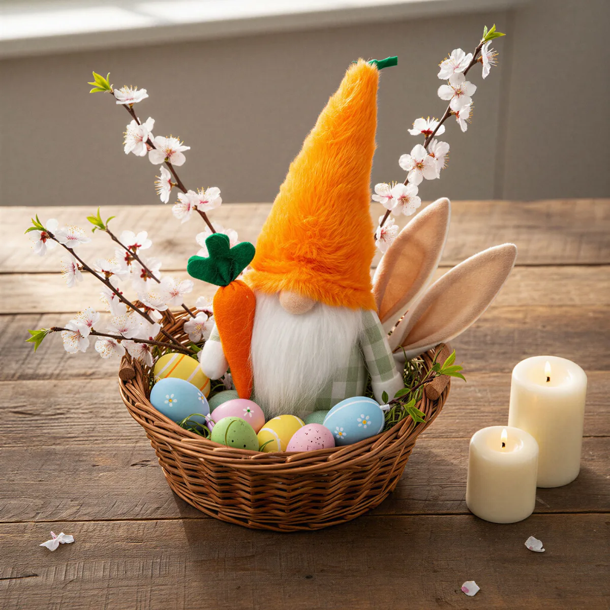 Decoratiune textila - spiridus - 25 cm