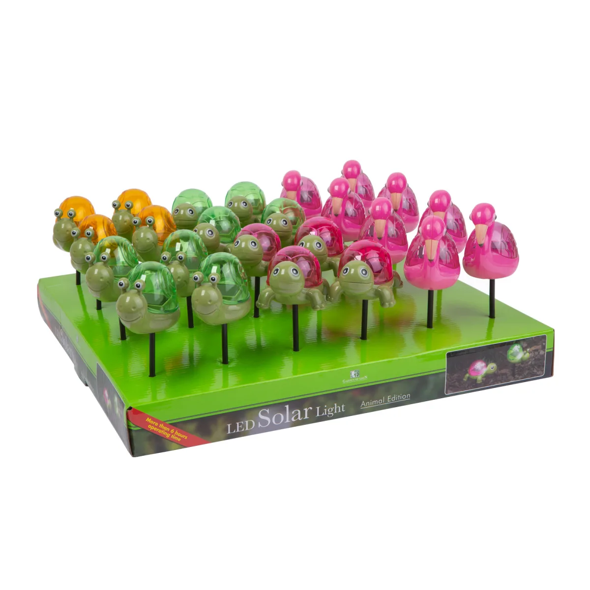 Decoratiune solara LED animale cu tarus 15 cm, lumina alb rece, model variat - imagine 6