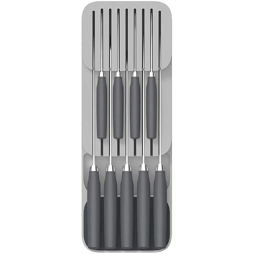Suport sertar pentru cutite Macvi® organizator compact depozitare sigura material durabil design ergonomic stabilitate sporita economie de spatiu - imagine 5