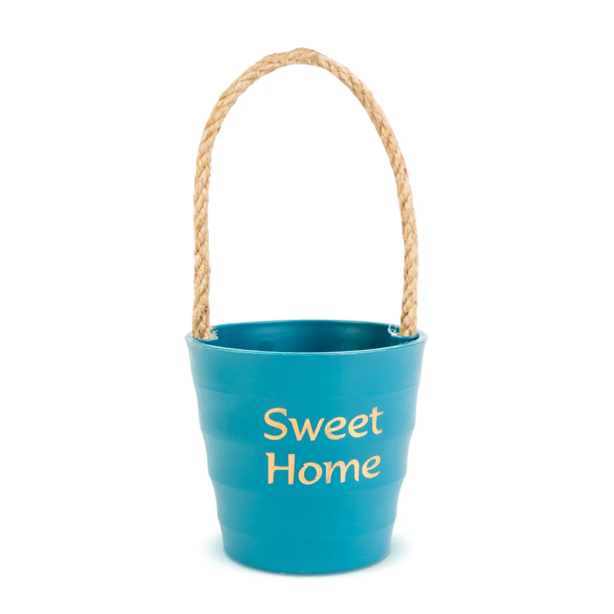 Ghiveci decorativ suspendat 9 cm cu snur, 4 culori, pentru plante sau depozitare, decor interior - imagine 6