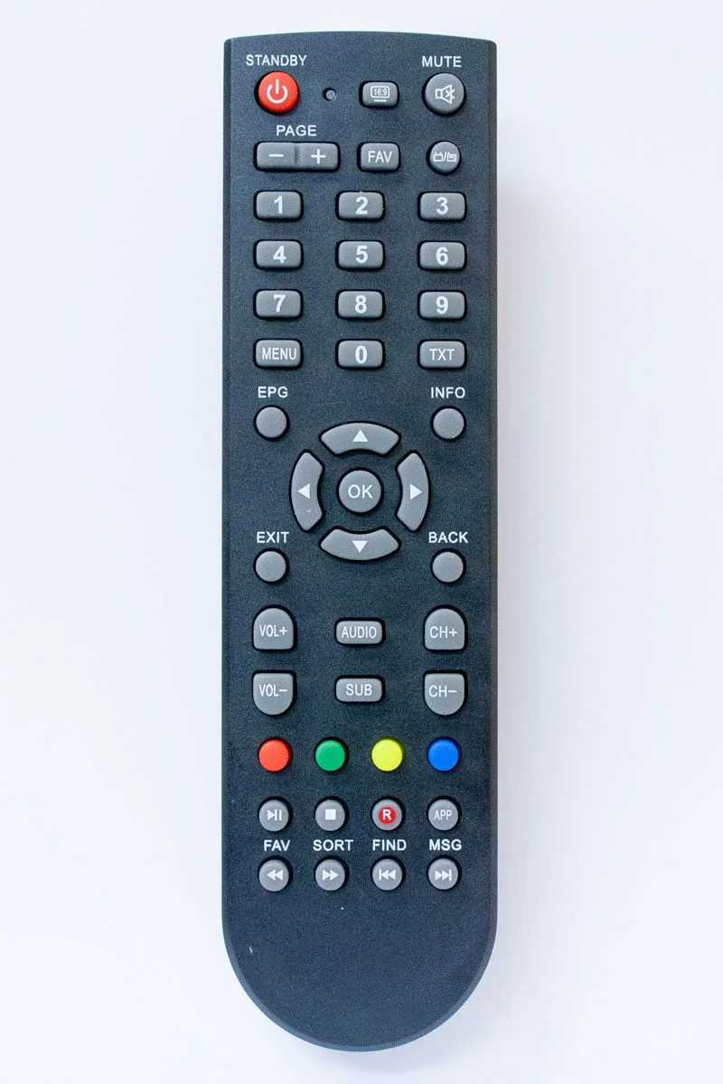 Telecomanda pentru Irdeto Dcd4414 Kaon R rosu