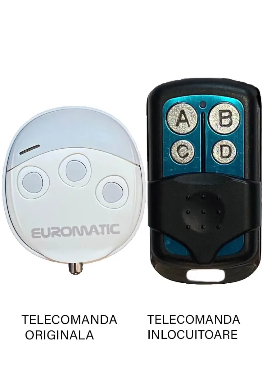 Telecomanda inlocuitoare pentru poarta garaj desicanale cod fix 433.92MHz Proteco PTX 3EI compatibila cu originalul (844-1