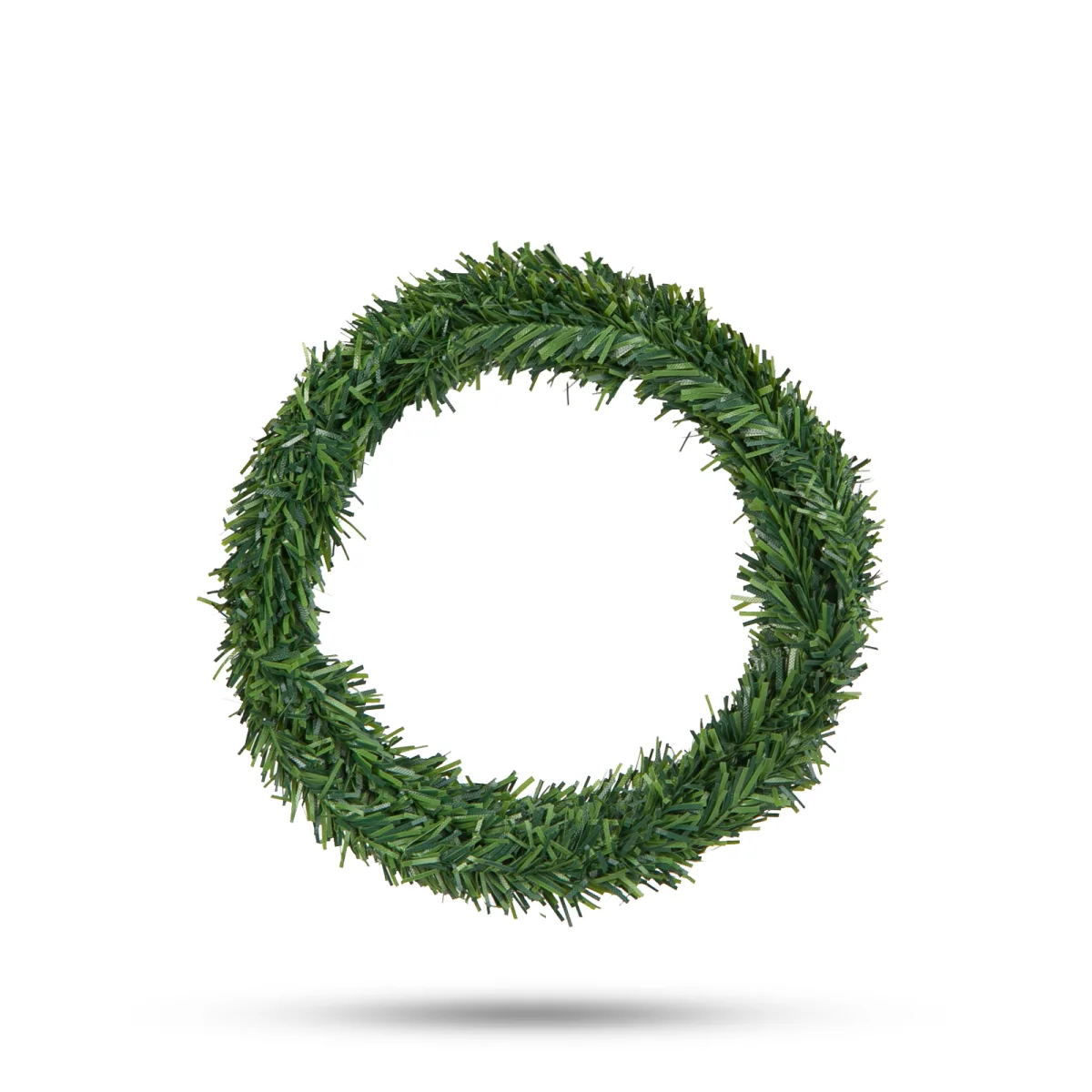 Ghirlanda Craciun verde 2.5 m, decor brad artificial flexibil pentru interior