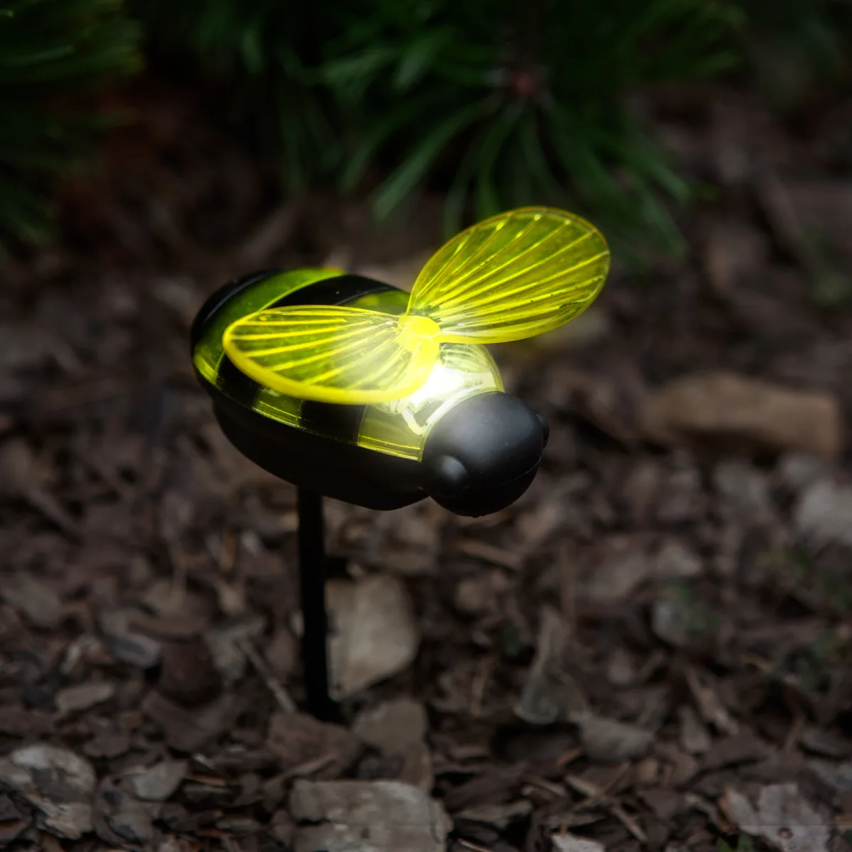Lampa solara LED albina, iluminat decorativ gradina, cu tarus, lumina alba