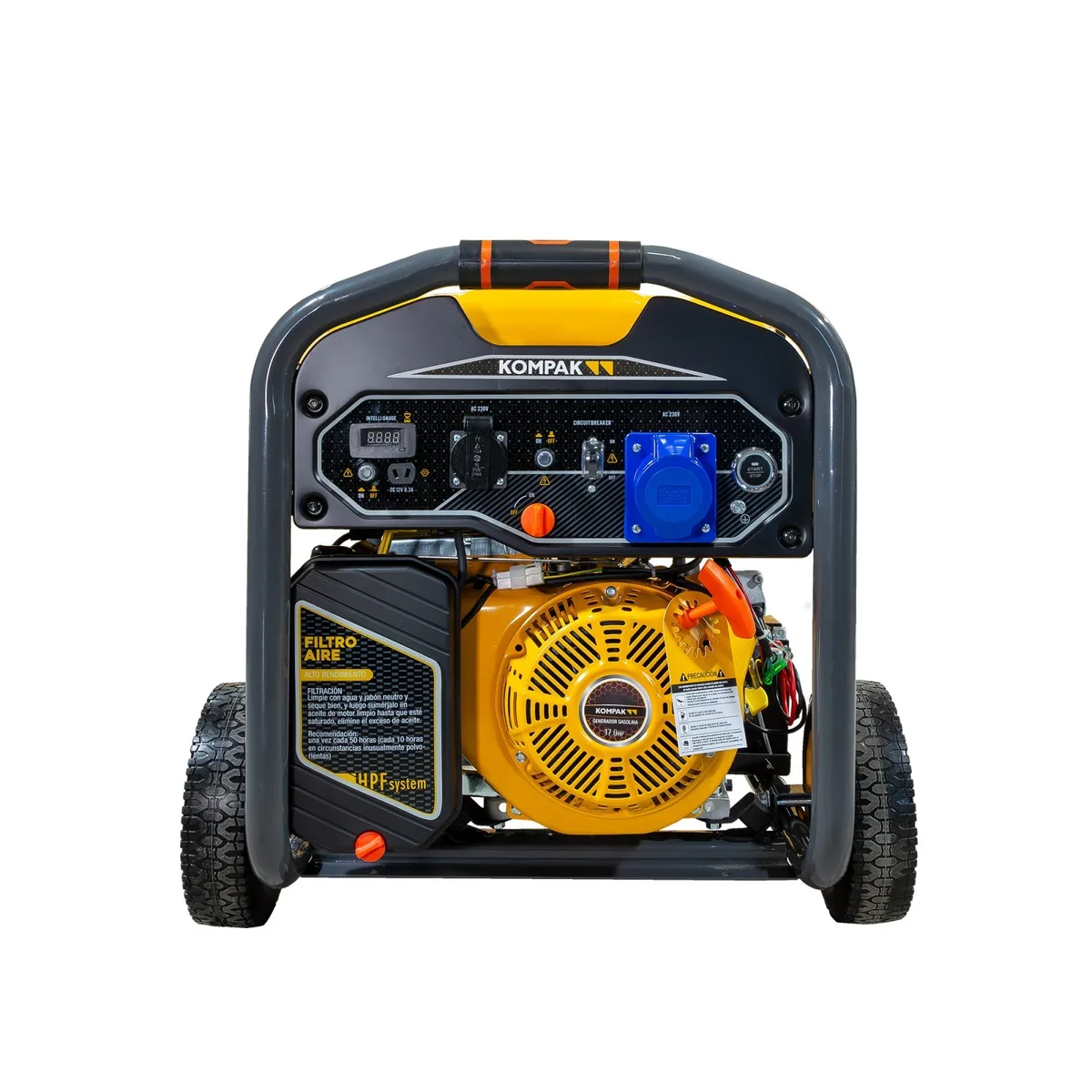 Generator pe benzina KOMPAK K9000E, 8.3 kW, monofazat, pornire electrica - imagine 10