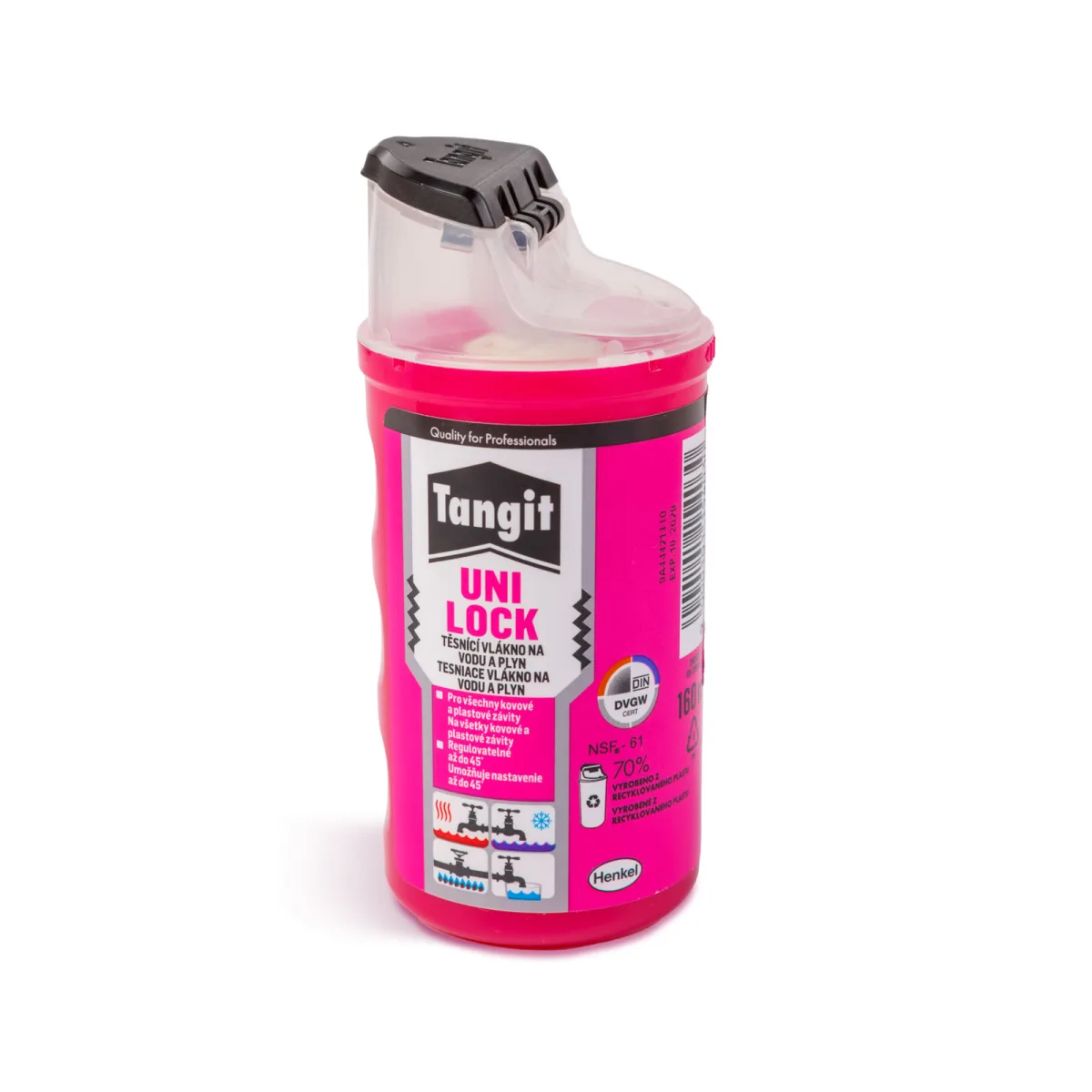 Snur etansare filet teava Unilock Henkel 160m, sigilant instalatii apa si gaz pentru tevi metal si plastic