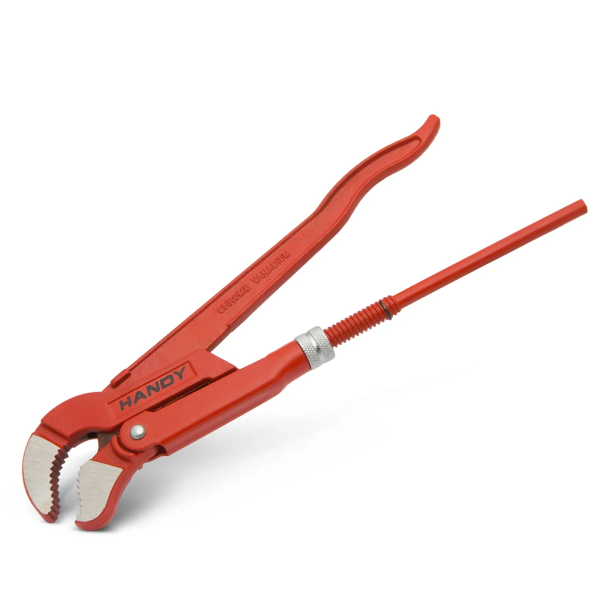 Cheie pentru tevi, 1.5 inch, tip S 45° deschidere maxima 8 cm, otel crom vanadiu 42 cm