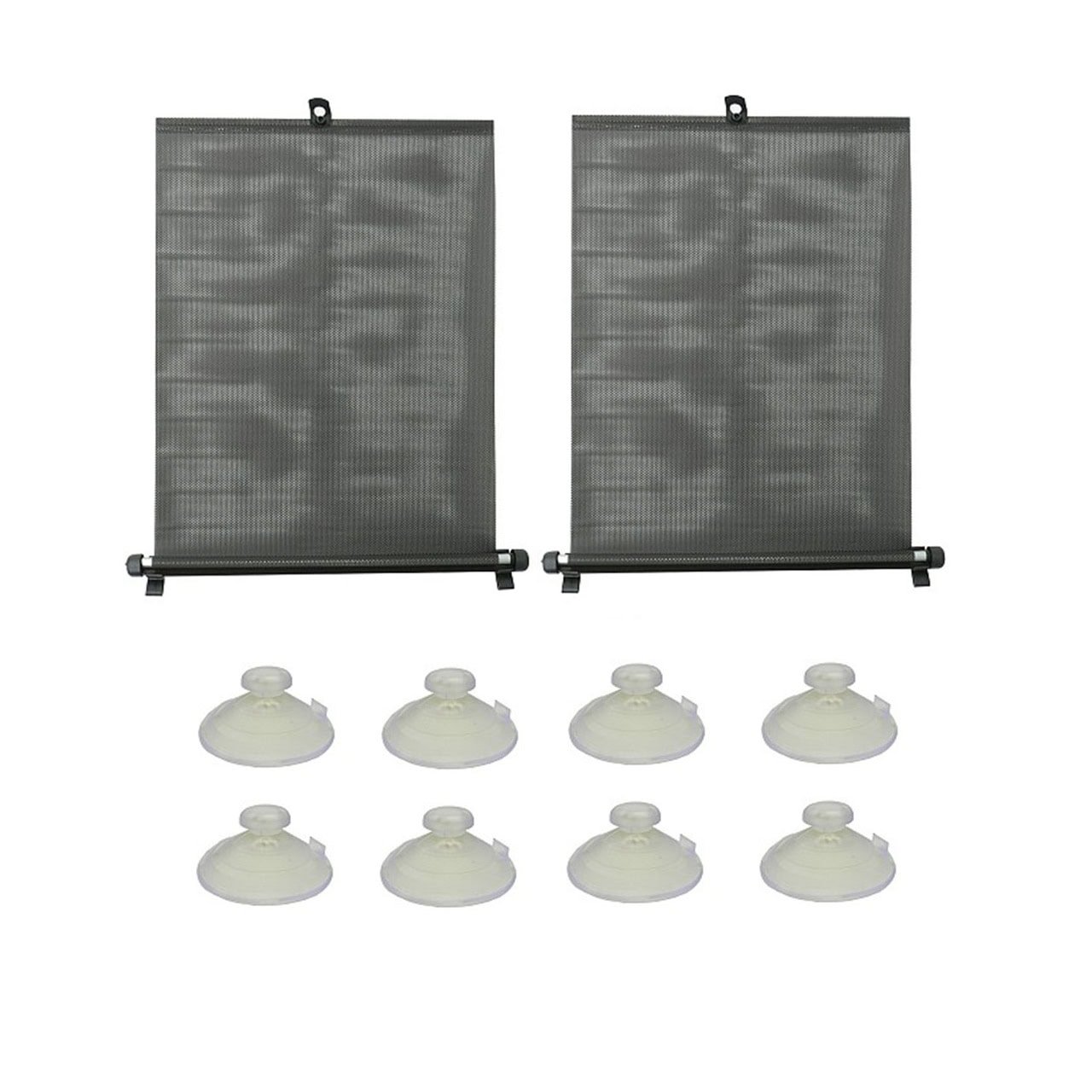 jaluzele auto retractabile negre set 2 buc x 50cm latime 1 Jaluzele auto retractabile negre set 2 buc x 50cm latime