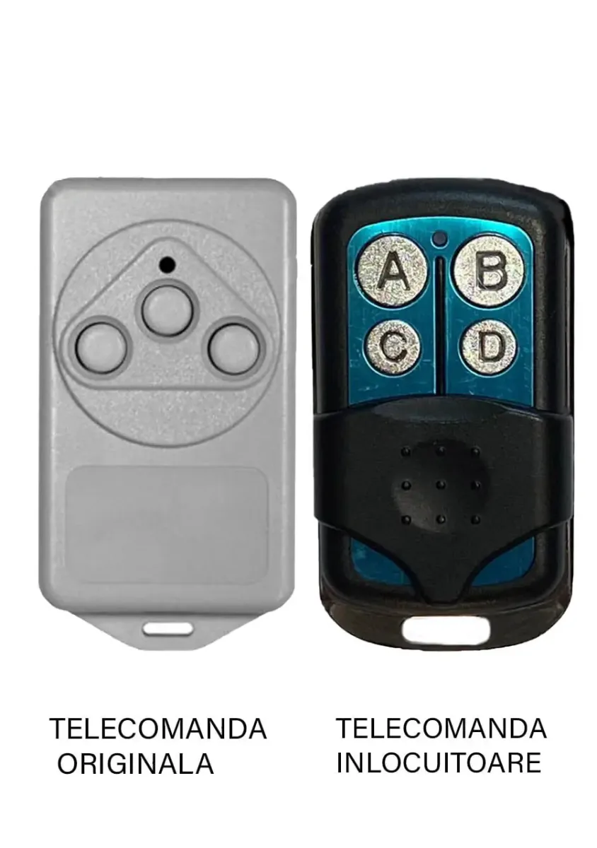 Telecomanda inlocuitoare poarta garaj desicanale cod fix 433.92MHz Proteco TX433 compatibila cu originalul (844)