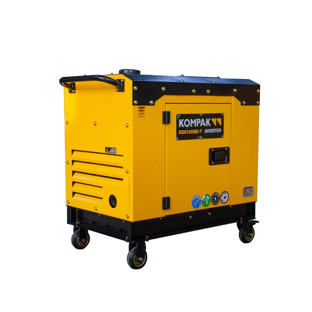 Generator inverter diesel KOMPAK KD9100SEI-T Full Power, 8.1 kVA, 230/400 V, insonorizat - imagine 5