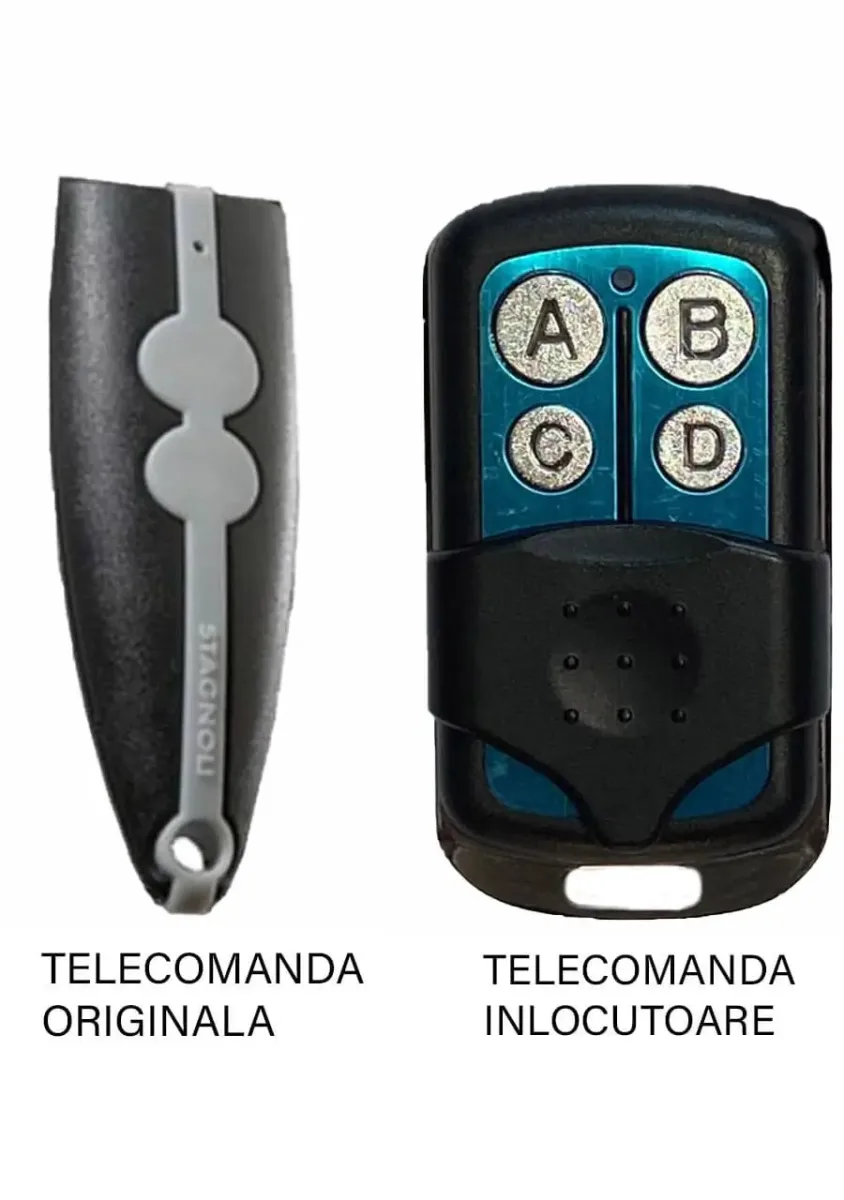 Telecomanda inlocuitoare poarta garaj Stagnoli Venus AV222butoane/ cod fix/ 433.92Mhz (591)