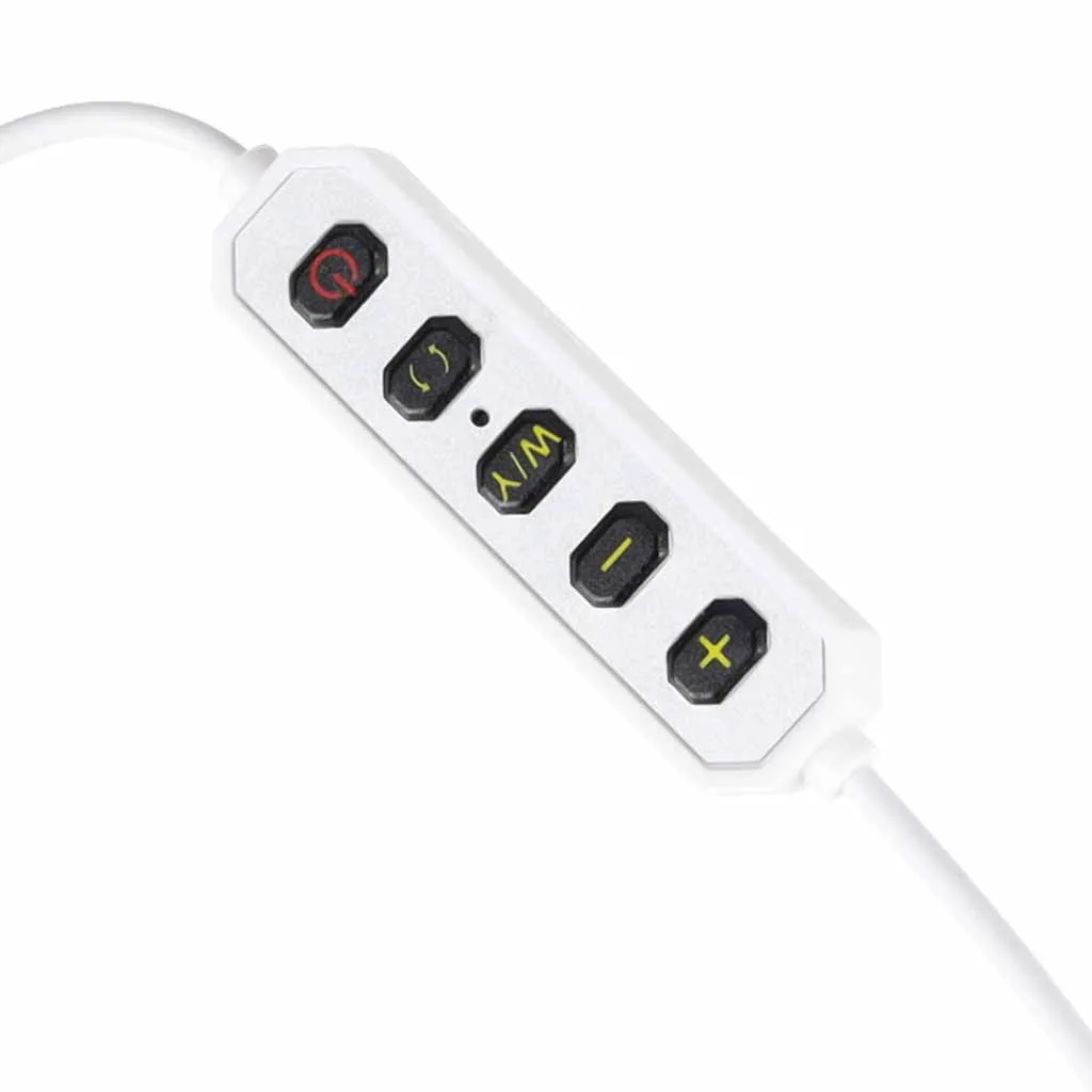 Lampa de birou pentru cosmetica sau manichiura, cu LED-uri, fara umbre, design curbat, culoare Alba, pentru saloane sau uz personal - imagine 9