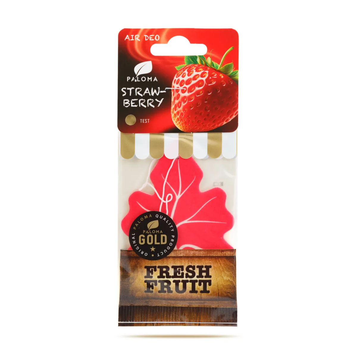 Odorizant Auto Paloma Gold Fresh Fruit Strawberry, Parfum Fructat Capsuni
