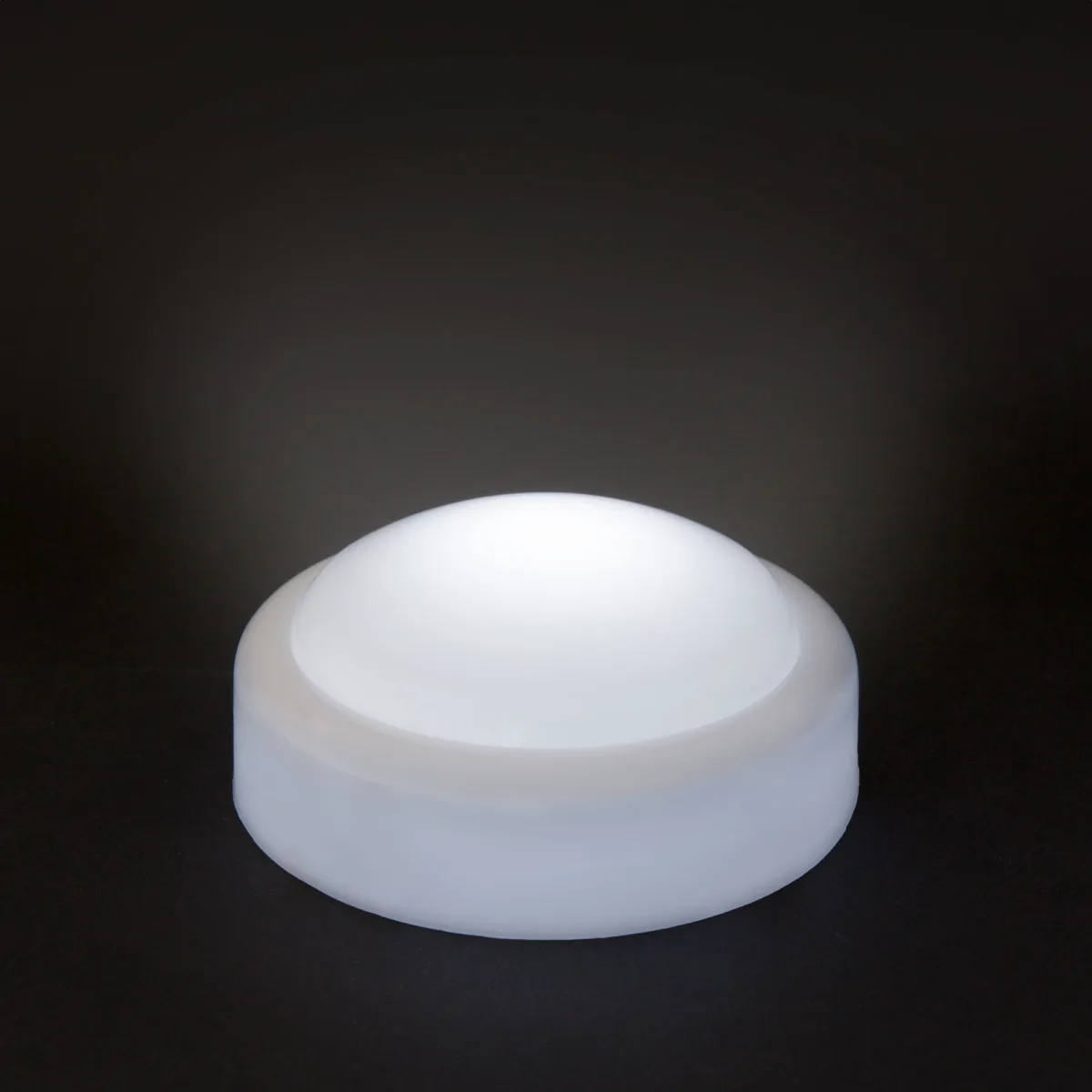 Lampa LED cu buton, alimentare baterii AA, lumina de noapte, portabila, 10 cm - imagine 2