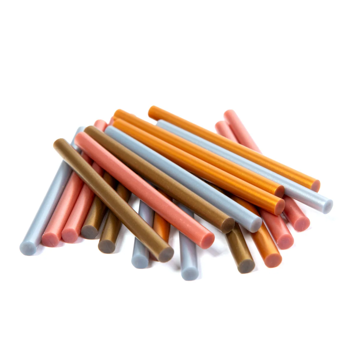 Baton lipici pistol silicon 7 x 100 mm, rezerve lipici cald metalizat, set 20 buc pentru pistol lipit