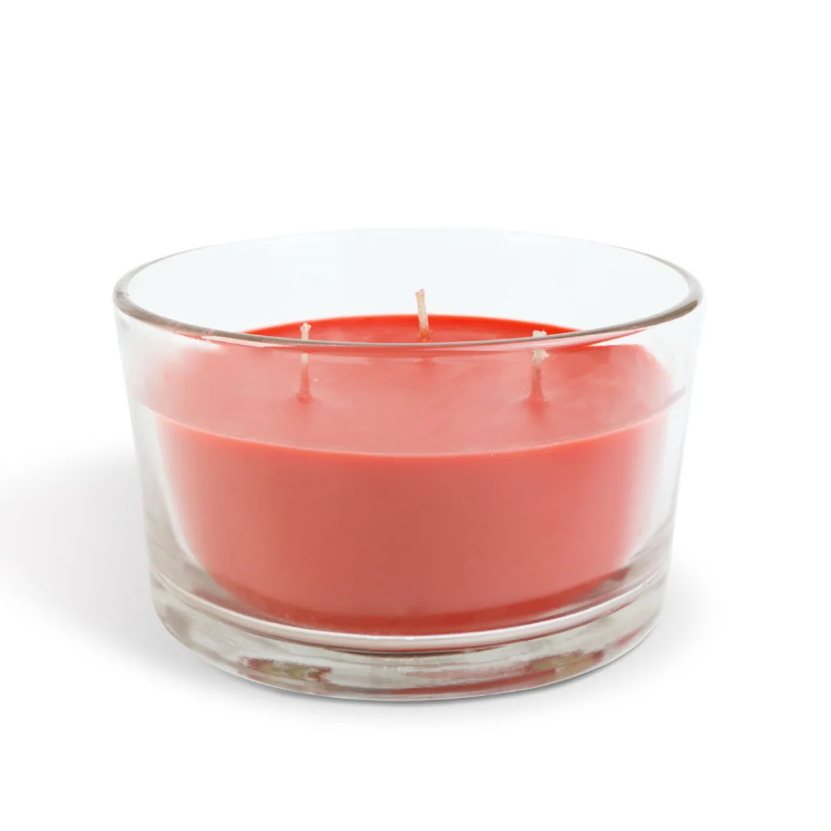 Lumanare parfumata, aroma capsuni si frisca, 350 g, 3 fitiluri - imagine 2