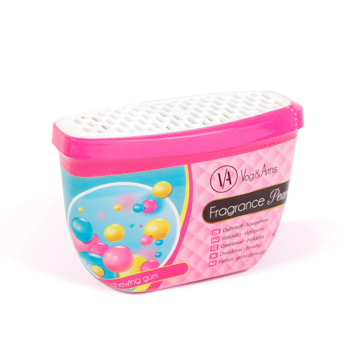 Odorizant camera, Bubble Gum, 150 g, parfum gel cu bile
