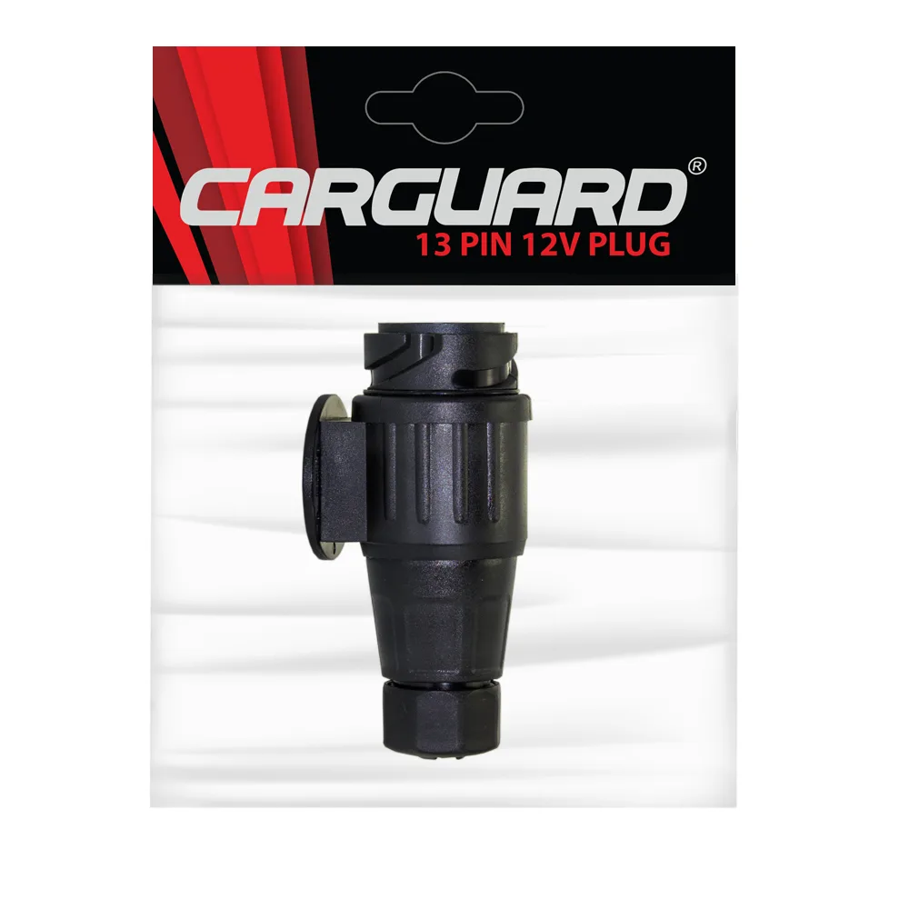 Conector remorca 13 pini 12V mufa pliabila auto standard ISO negru - imagine 4