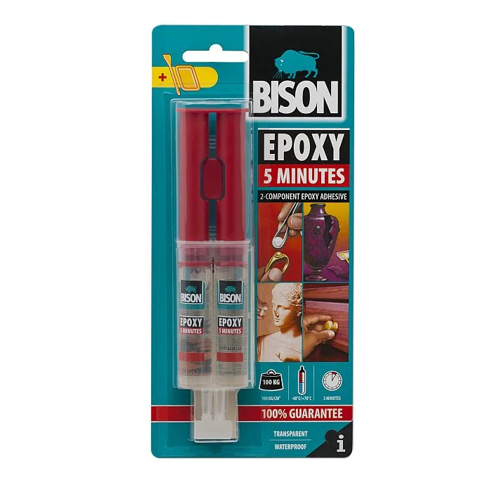 Adeziv epoxidic rapid 5 minute, 24 ml, rezistent la apa, pentru metal sticla ceramica - imagine 2