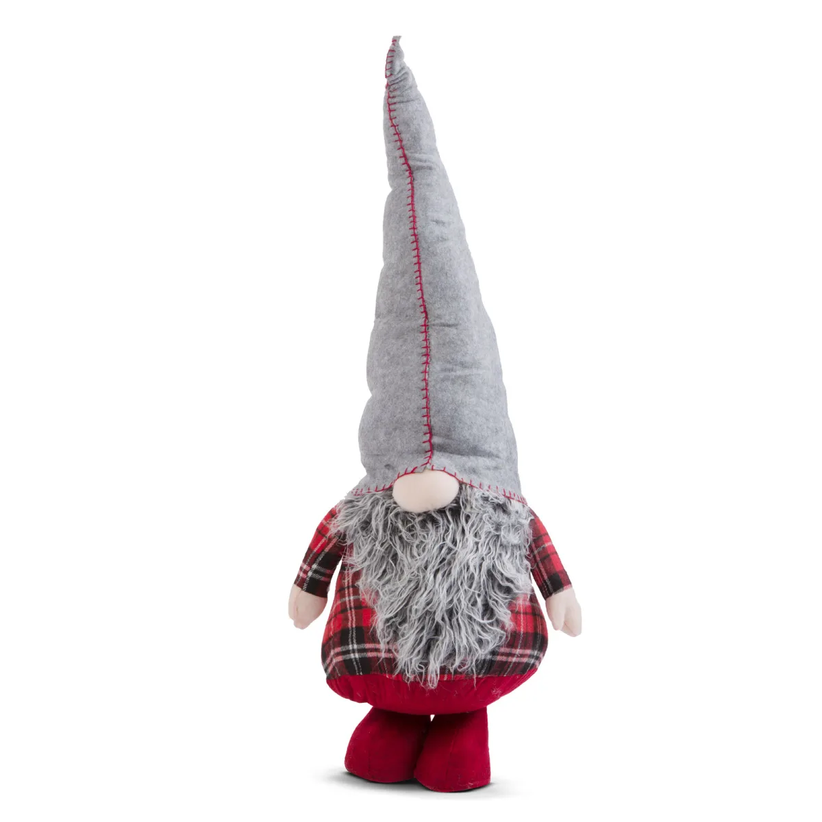 Decoratiune Craciun elf scandinav 95 cm, figurina textila mare pentru decor interior