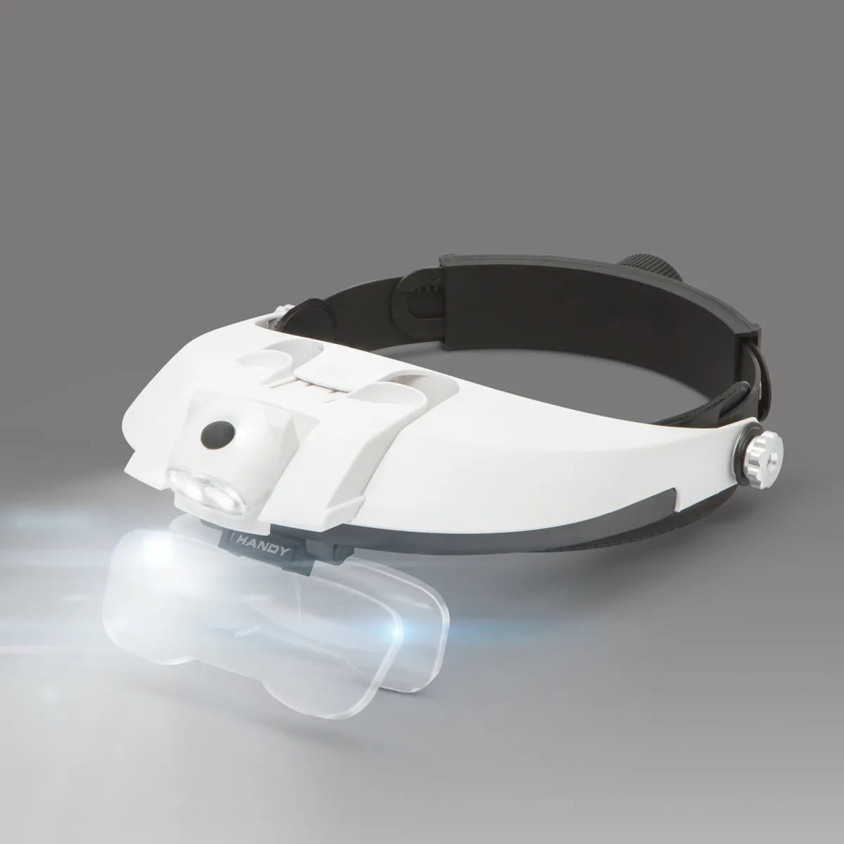 Lupa cu banda de sustinere, iluminare LED, lentila dubla - imagine 2