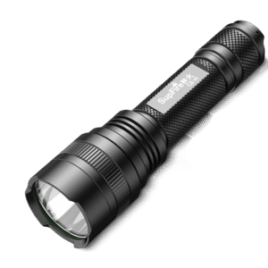 Lanterna SupFire C8-H, 15W, LED, 1500 lm, 4000 mAh, 5 moduri, rezistenta la apa, incarcare USB, Negru