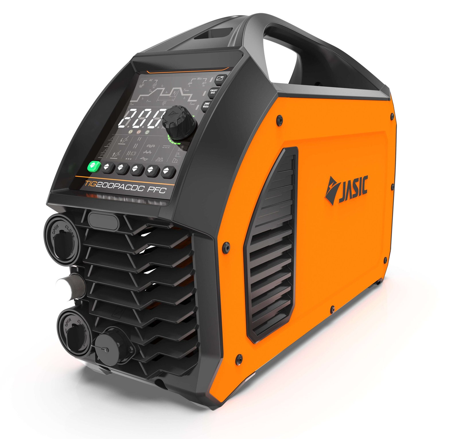evo20 tig 200p ac/dc pfc (e2s22) - aparat de sudura tig ac/dc industrial jasic racit cu apa 2 EVO20 TIG 200P AC/DC PFC (E2S22) - Aparat de sudura TIG AC/DC INDUSTRIAL Jasic racit cu apa - imagine 2