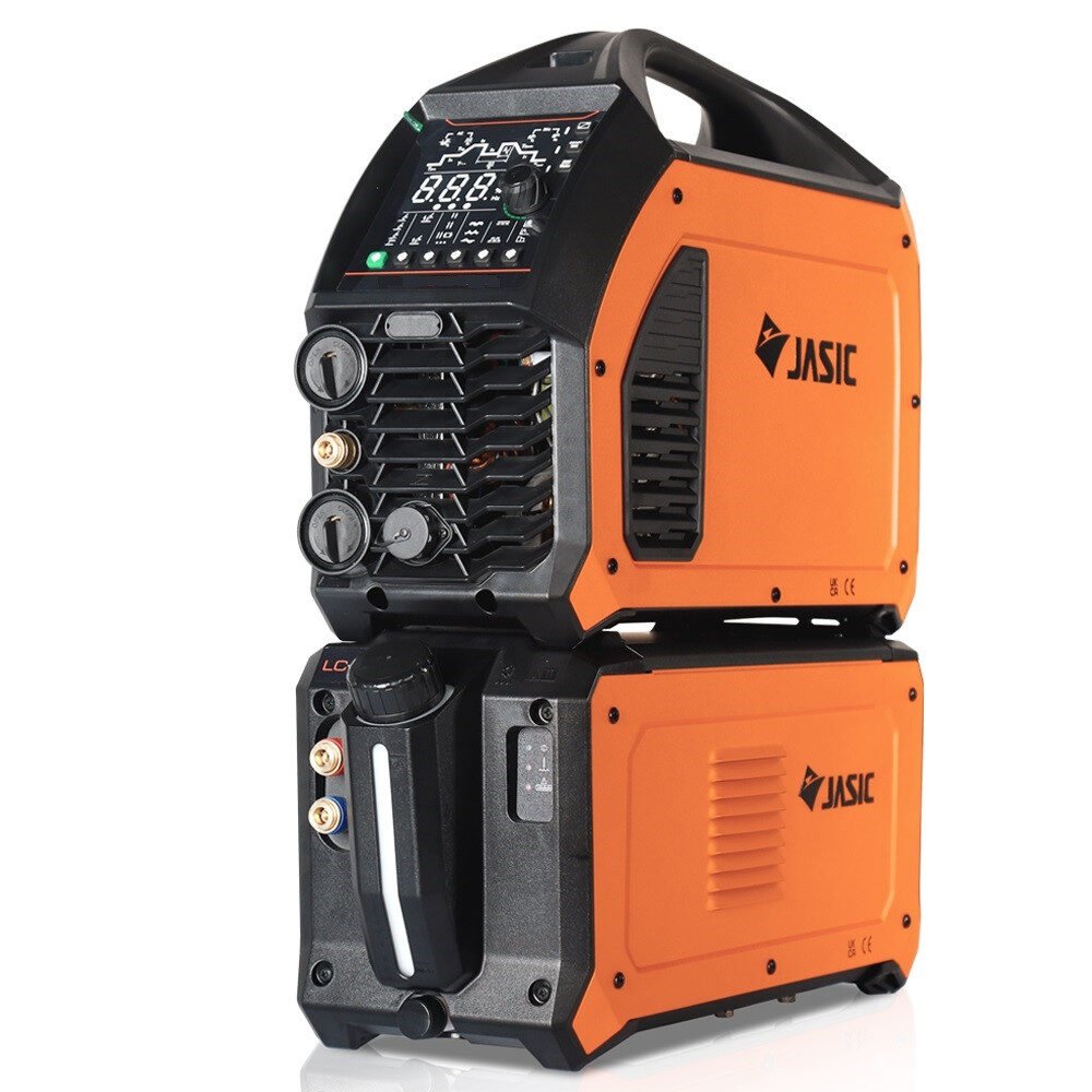 EVO20 TIG 200P AC/DC PFC (E2S22) - Aparat de sudura TIG AC/DC INDUSTRIAL Jasic racit cu apa, Pistolet PARKER 8m cu comanda